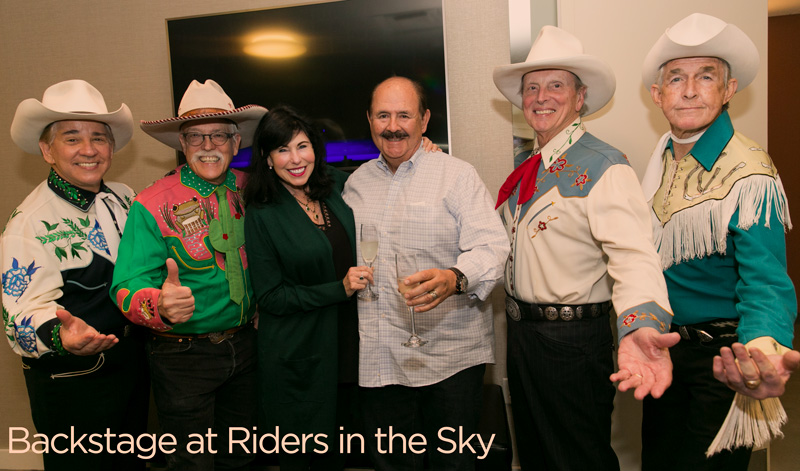 Backstage at Riders in the Sky